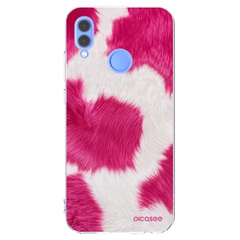 Picasee Honor 10 Lite Hülle - Transparentes Silikon - Pink Moo