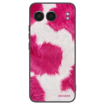 Picasee OnePlus Nord 4 Hülle - Schwarzes Silikon - Pink Moo