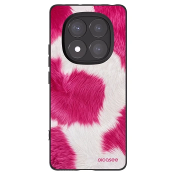 Picasee Xiaomi Redmi Note 14 Pro+ 5G Hülle - Schwarzes Silikon - Pink Moo