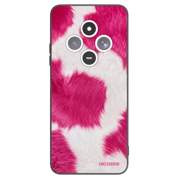 Picasee Xiaomi Redmi 14C Hülle - Schwarzes Silikon - Pink Moo