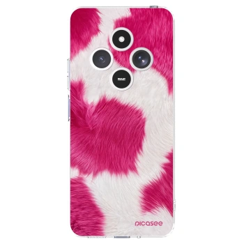 Picasee Xiaomi Redmi 14C Hülle - Transparentes Silikon - Pink Moo