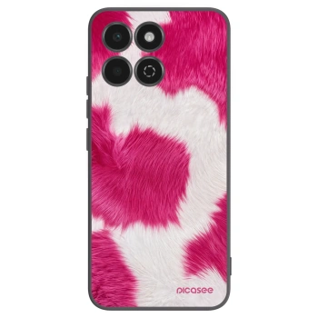 Picasee Honor 200 Smart 5G Hülle - Schwarzes Silikon - Pink Moo
