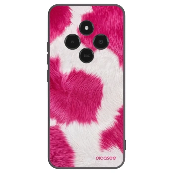 Picasee Xiaomi Poco C75 Hülle - Schwarzes Silikon - Pink Moo