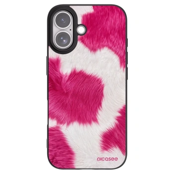 Picasee Apple iPhone 17 Hülle - Schwarzes Silikon - Pink Moo