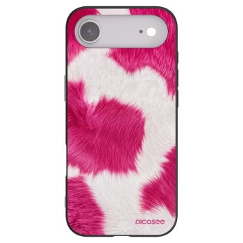 Picasee Apple iPhone Air Hülle - Schwarzes Silikon - Pink Moo