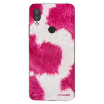Picasee Xiaomi Redmi 7 Hülle - Transparentes Silikon - Pink Moo