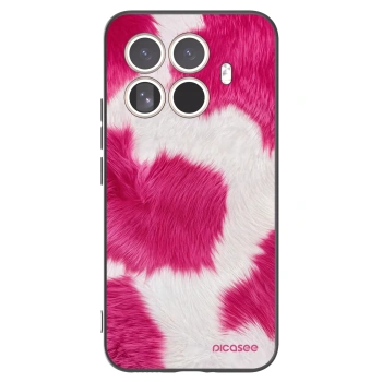 Picasee Xiaomi 15T Pro Hülle - Schwarzes Silikon - Pink Moo