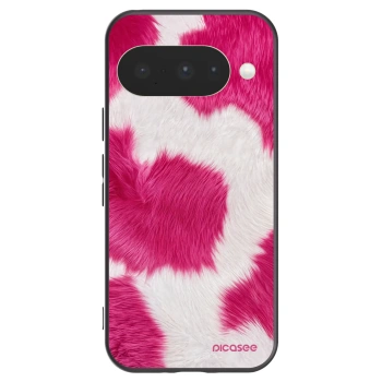Picasee Google Pixel 10 Hülle - Schwarzes Silikon - Pink Moo