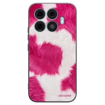 Picasee Xiaomi 17T Hülle - Schwarzes Silikon - Pink Moo