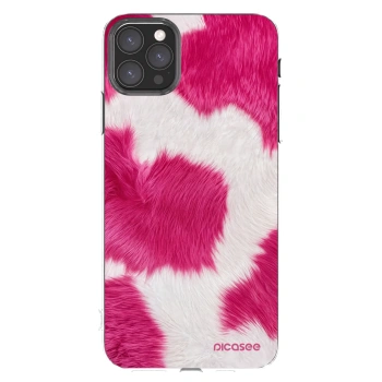 Picasee Apple iPhone 11 Pro Max Hülle - Transparentes Silikon - Pink Moo