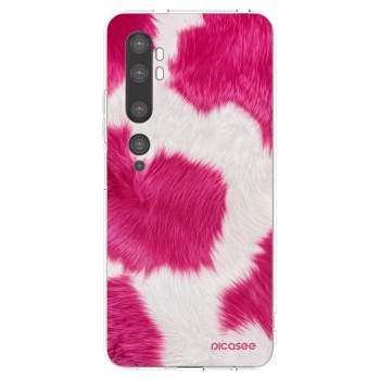 Picasee Xiaomi Mi Note 10 (Pro) Hülle - Transparentes Silikon - Pink Moo