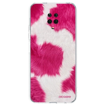 Picasee Xiaomi Redmi Note 9S Hülle - Transparentes Silikon - Pink Moo