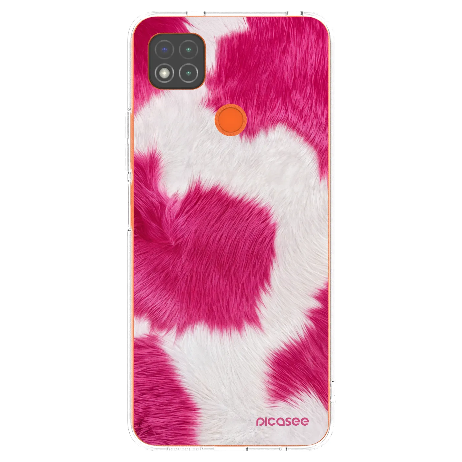Picasee Xiaomi Redmi 9C Hülle - Transparentes Silikon - Pink Moo