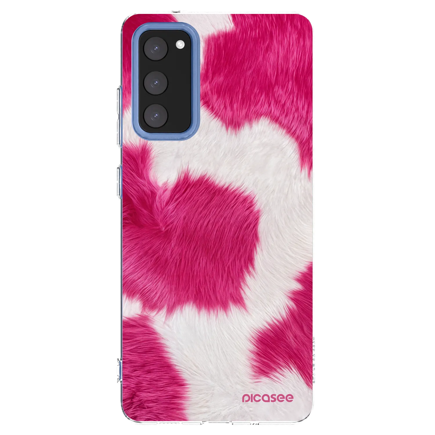 Picasee Samsung Galaxy S20 FE Hülle - Transparentes Silikon - Pink Moo