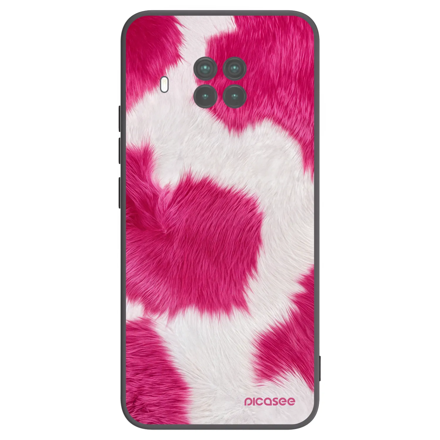 Picasee Xiaomi Mi 10T Lite Hülle - Schwarzes Silikon - Pink Moo