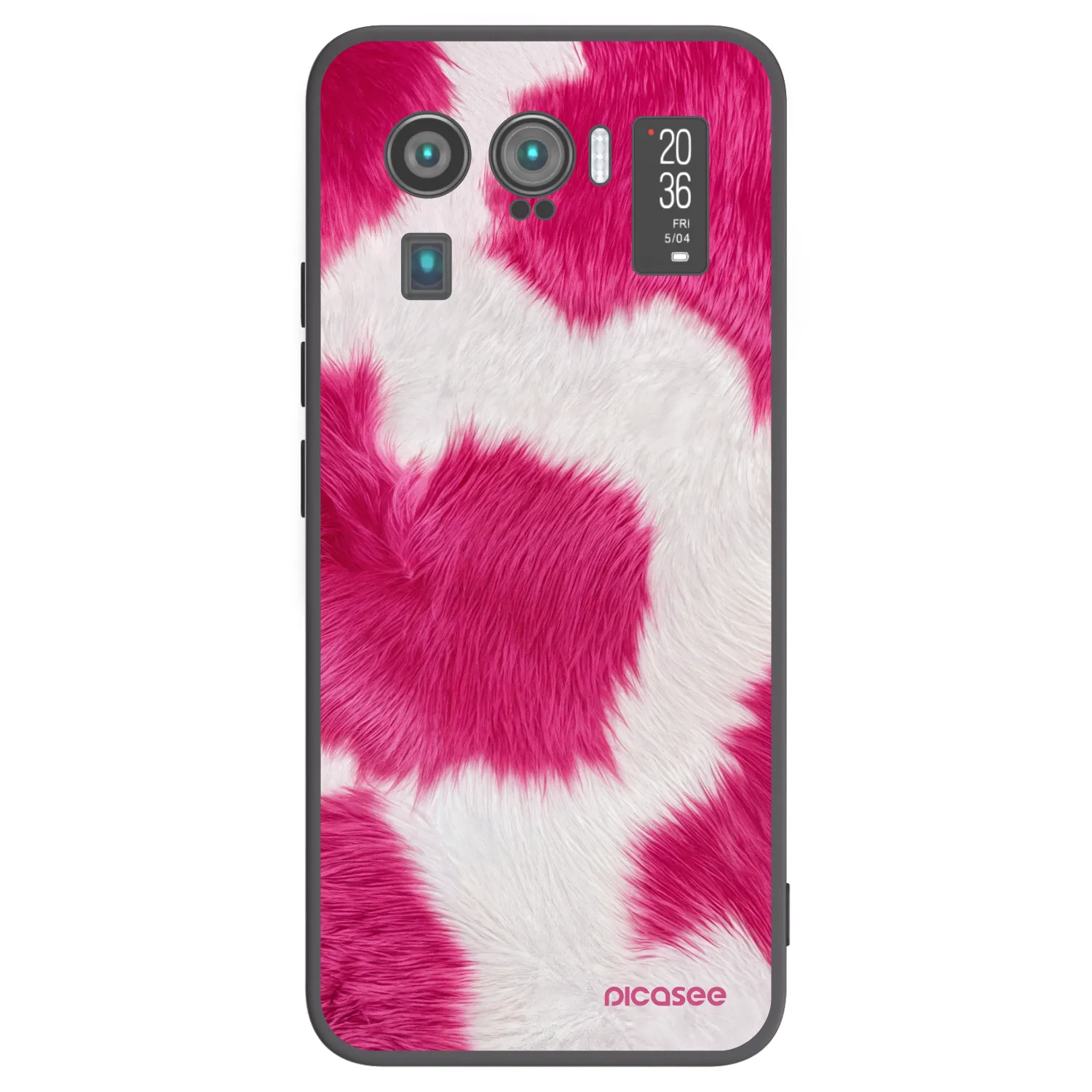 Picasee Xiaomi Mi 11 Ultra Hülle - Schwarzes Silikon - Pink Moo