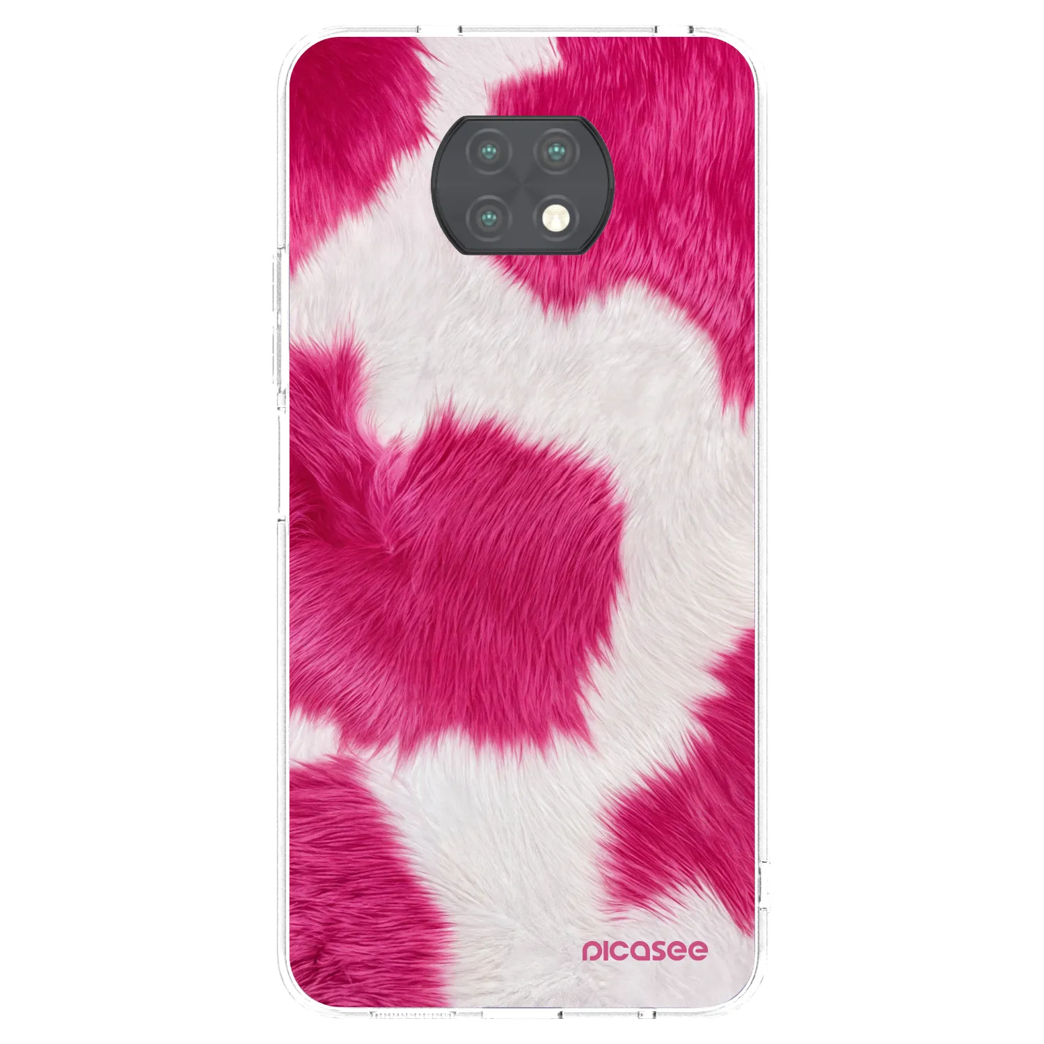 Picasee Xiaomi Redmi Note 9T Hülle - Transparentes Silikon - Pink Moo