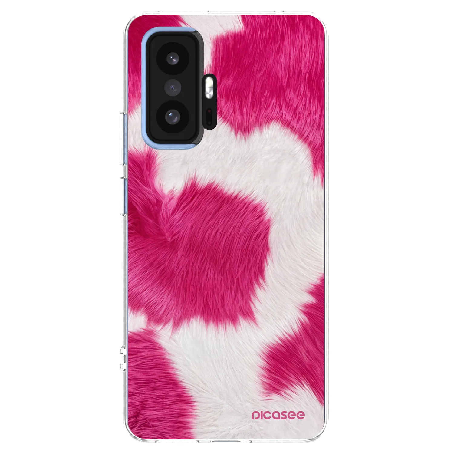 Picasee Xiaomi 11T Hülle - Transparentes Silikon - Pink Moo