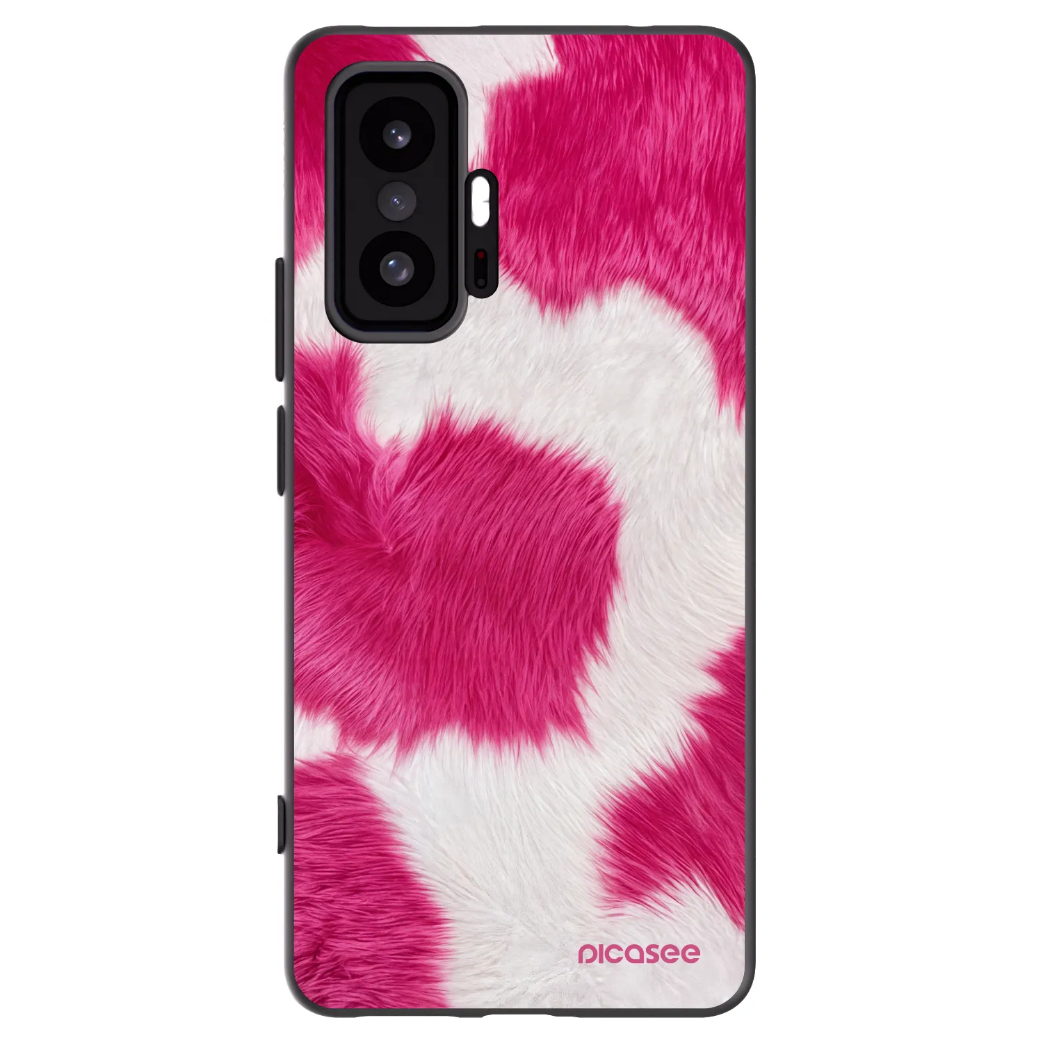 Picasee Xiaomi 11T Pro Hülle - Schwarzes Silikon - Pink Moo