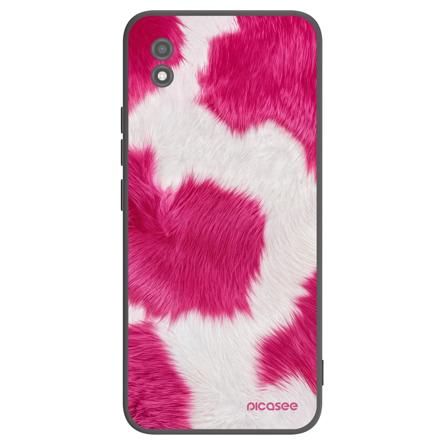 Picasee Realme C11 (2021) Hülle - Schwarzes Silikon - Pink Moo