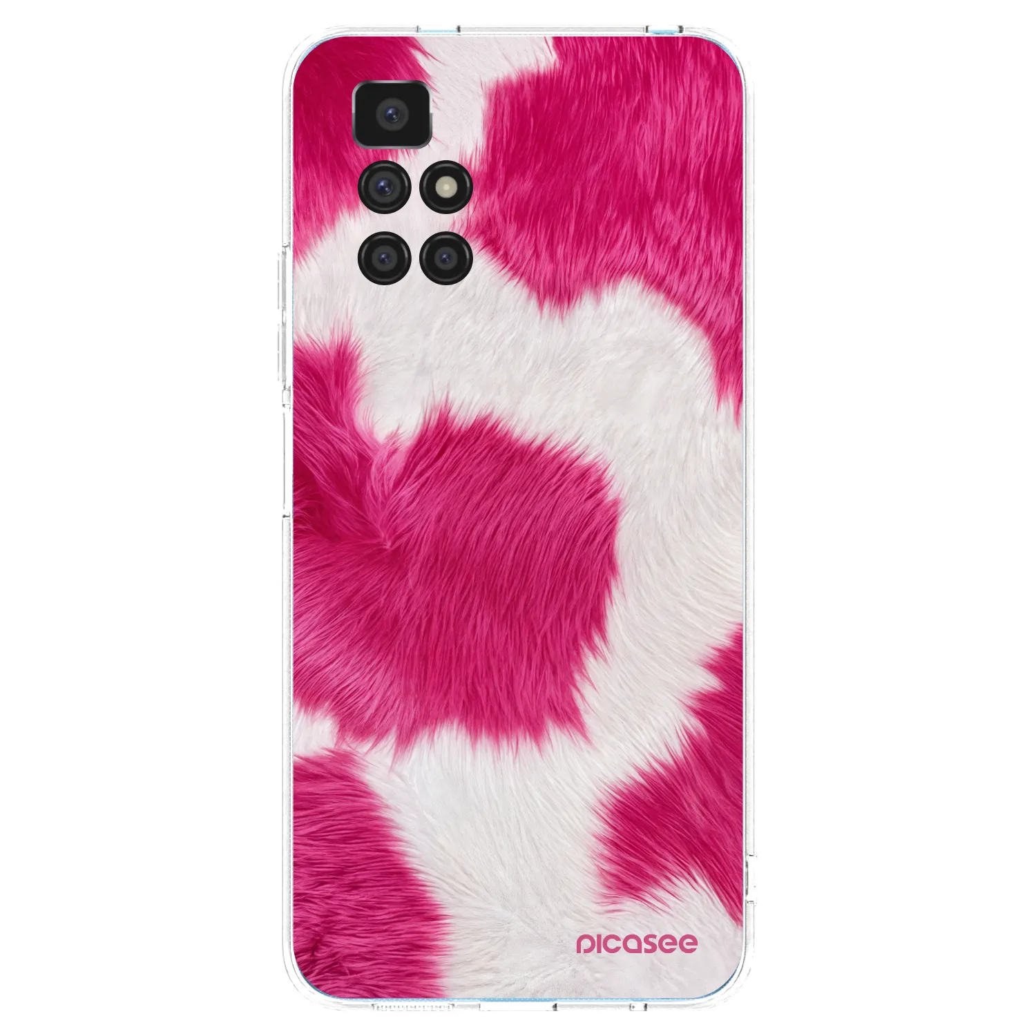 Picasee Xiaomi Redmi 10 (2022) Hülle - Transparentes Silikon - Pink Moo