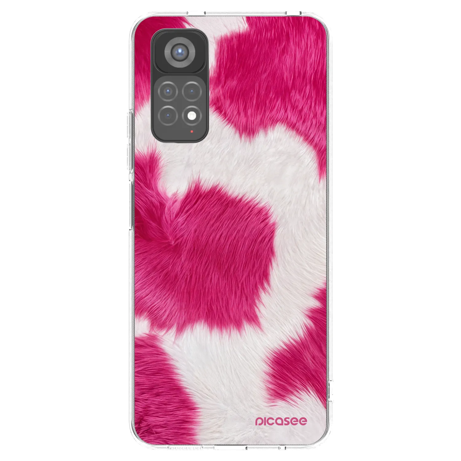 Picasee Xiaomi Redmi Note 11S 5G Hülle - Transparentes Silikon - Pink Moo