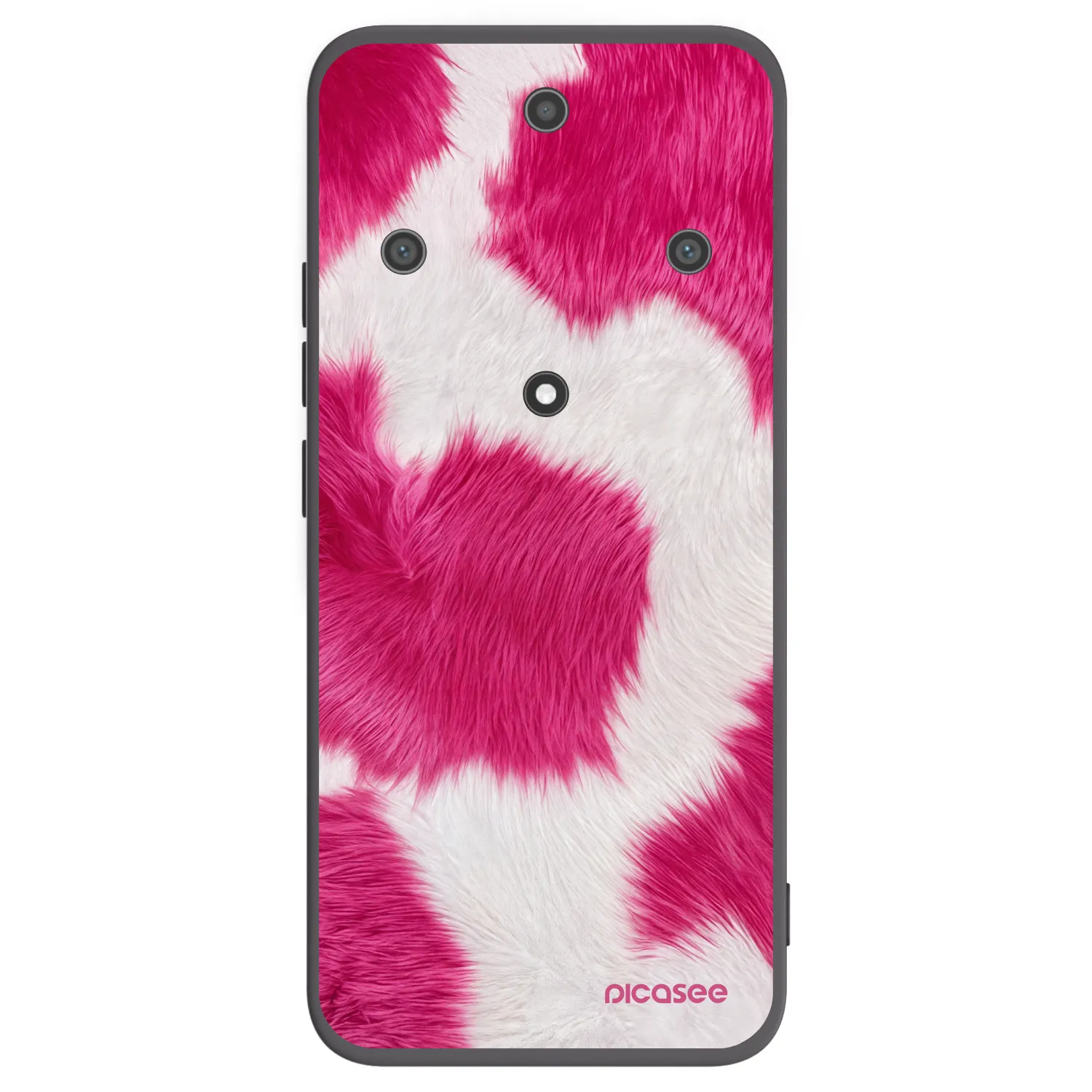Picasee Honor Magic5 Lite 5G Hülle - Schwarzes Silikon - Pink Moo
