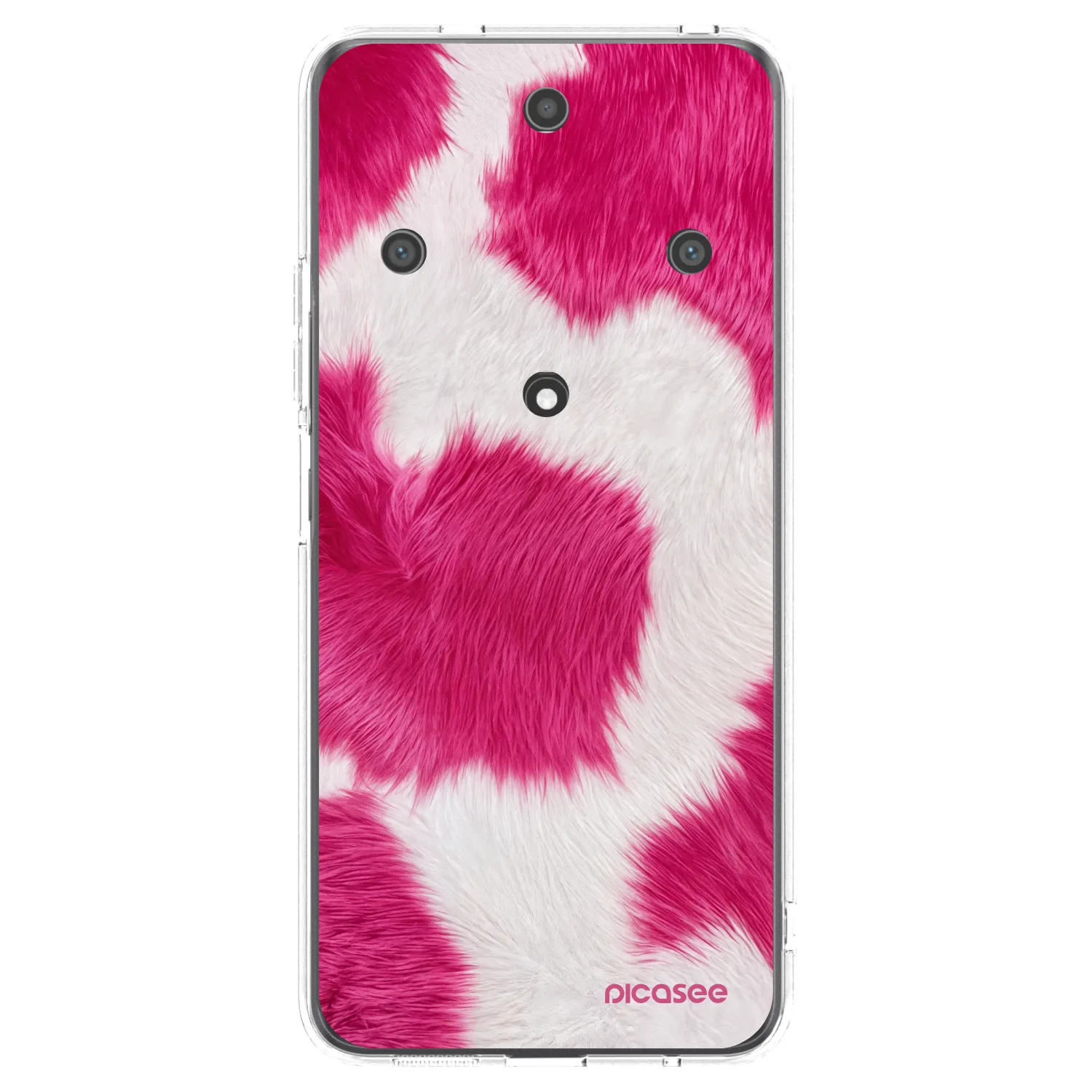 Picasee Honor Magic5 Lite 5G Hülle - Transparentes Silikon - Pink Moo