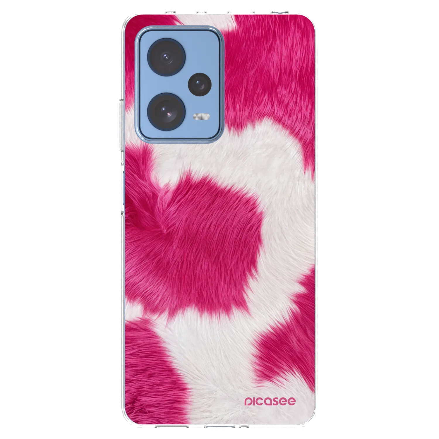 Picasee Xiaomi Redmi Note 12 Pro 5G Hülle - Transparentes Silikon - Pink Moo