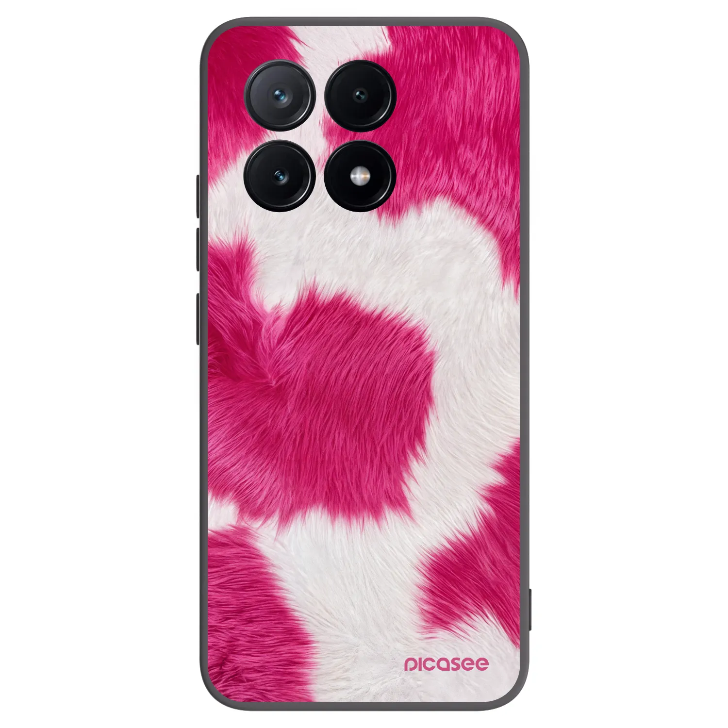 Picasee Xiaomi Poco X6 Pro Hülle - Schwarzes Silikon - Pink Moo