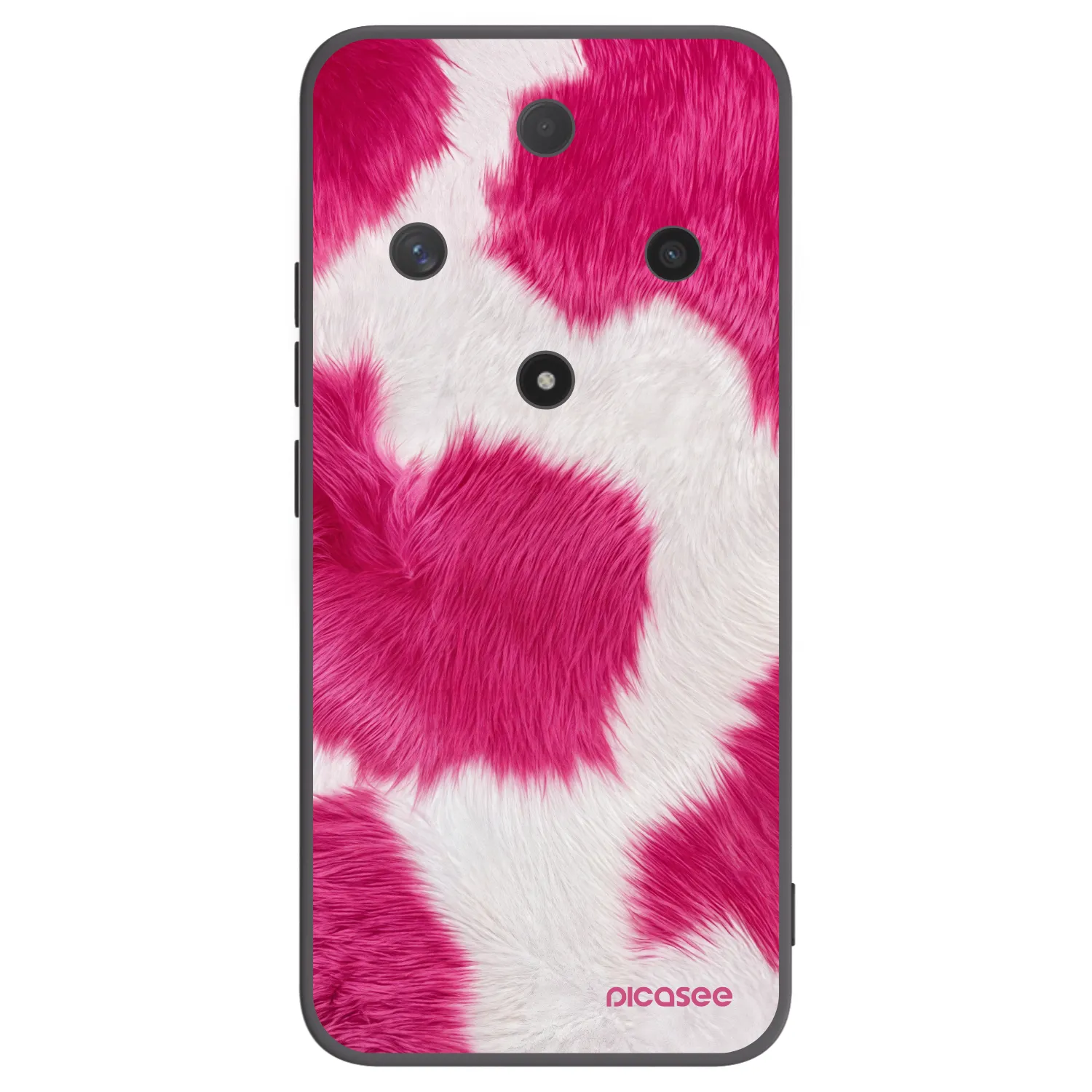 Picasee Honor Magic6 Lite 5G Hülle - Schwarzes Silikon - Pink Moo