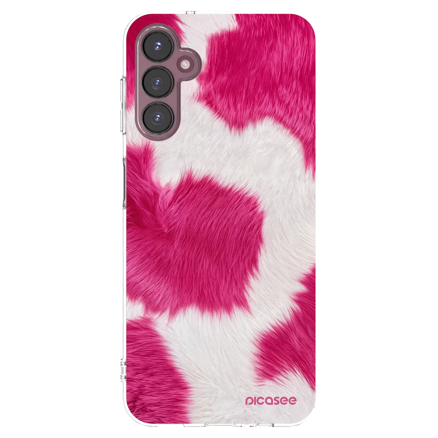 Picasee Samsung Galaxy A05s A057G Hülle - Transparentes Silikon - Pink Moo