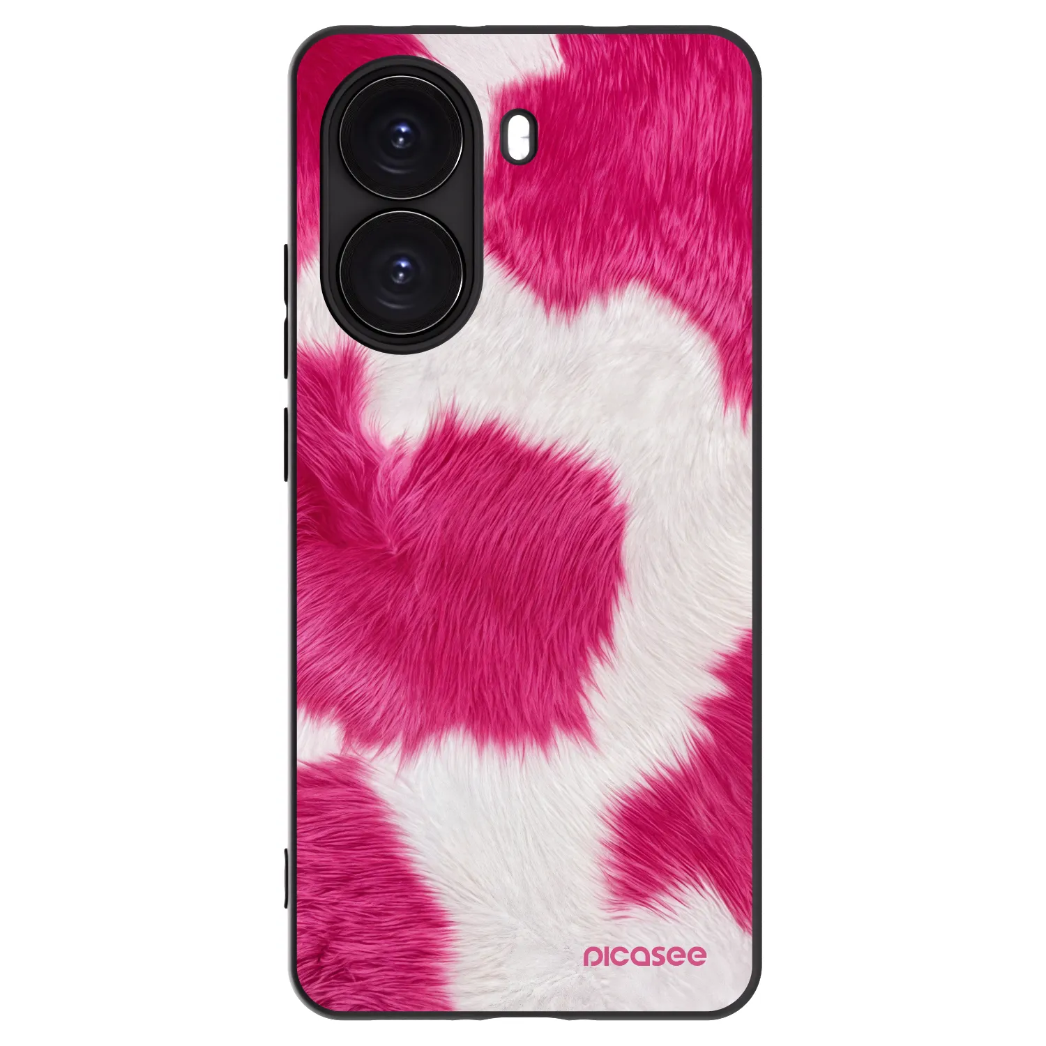 Picasee Xiaomi Poco X7 Pro 5G Hülle - Schwarzes Silikon - Pink Moo
