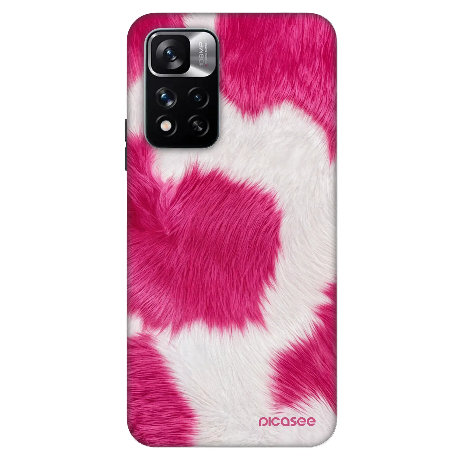 Picasee Fashion Case für Xiaomi Redmi Note 11 Pro 5G - Pink Moo