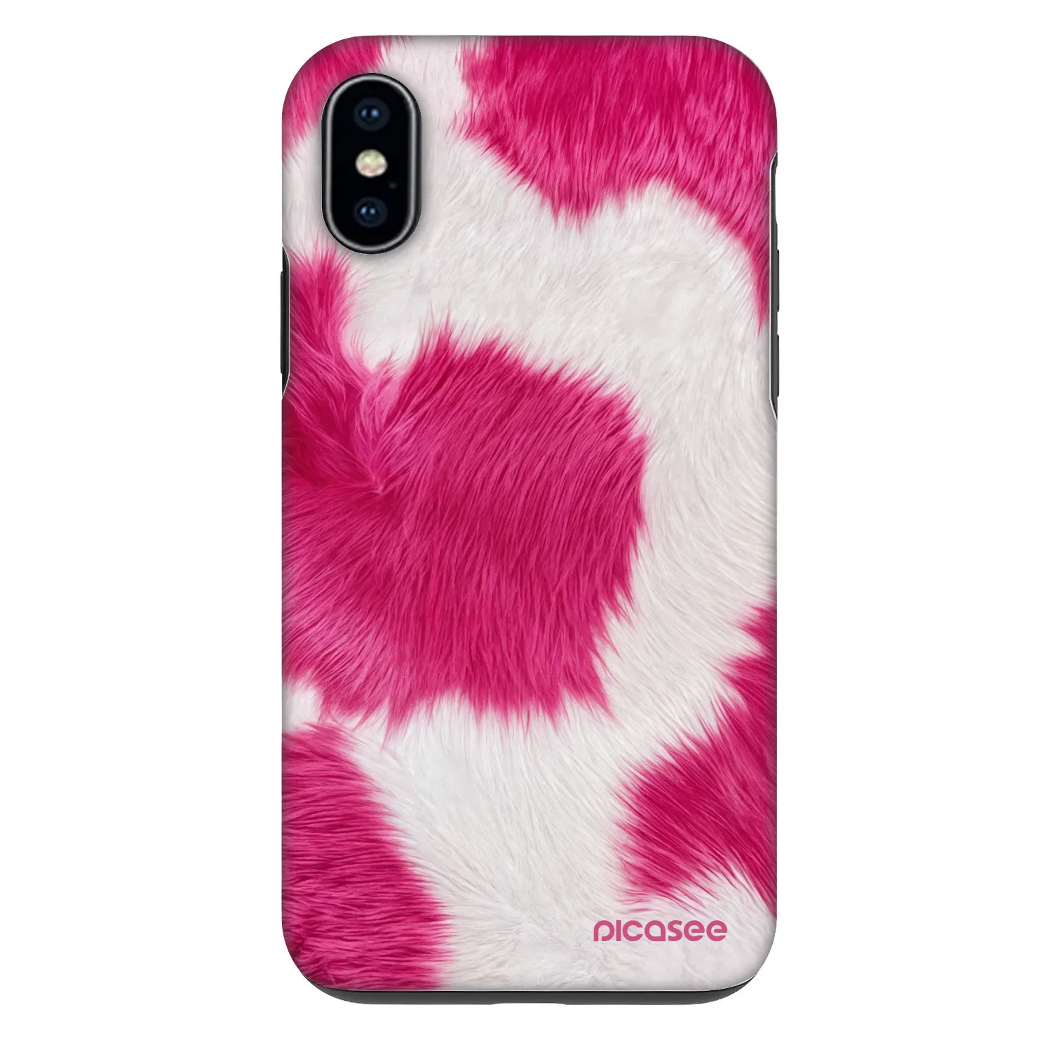 Picasee Fashion Case für Apple iPhone X/XS - Pink Moo