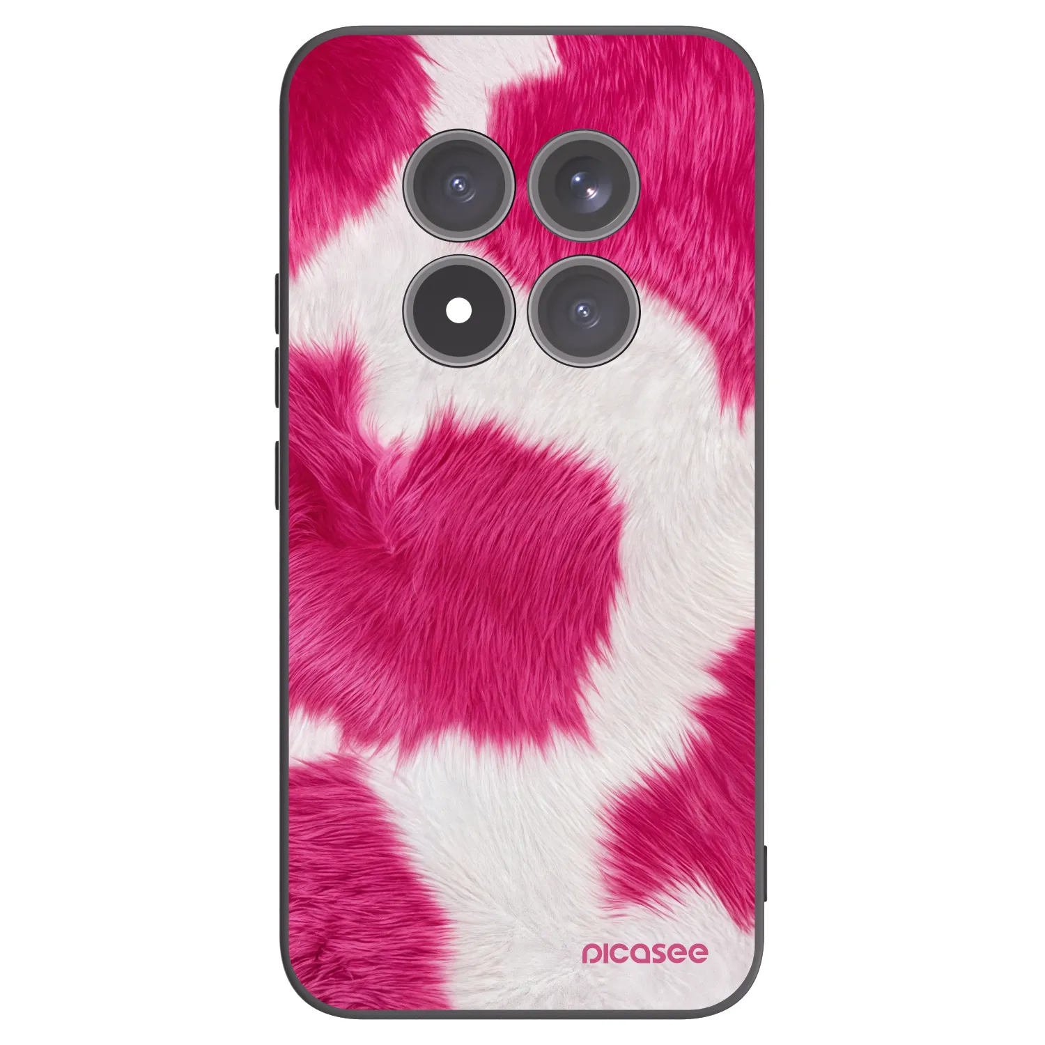 Picasee Xiaomi Redmi Note 15 Pro+ Hülle - Schwarzes Silikon - Pink Moo