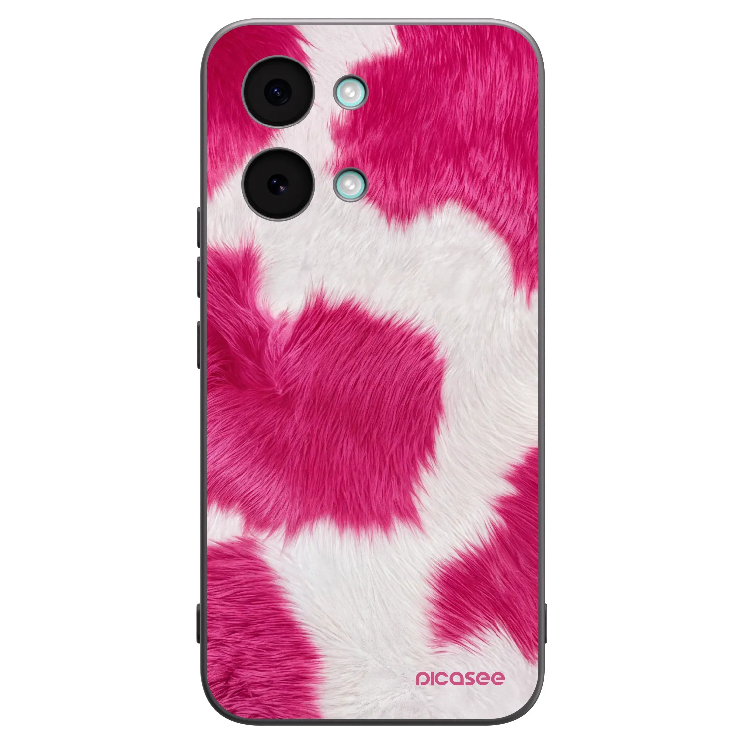 Picasee Xiaomi Poco X8 Pro Max Hülle - Schwarzes Silikon - Pink Moo