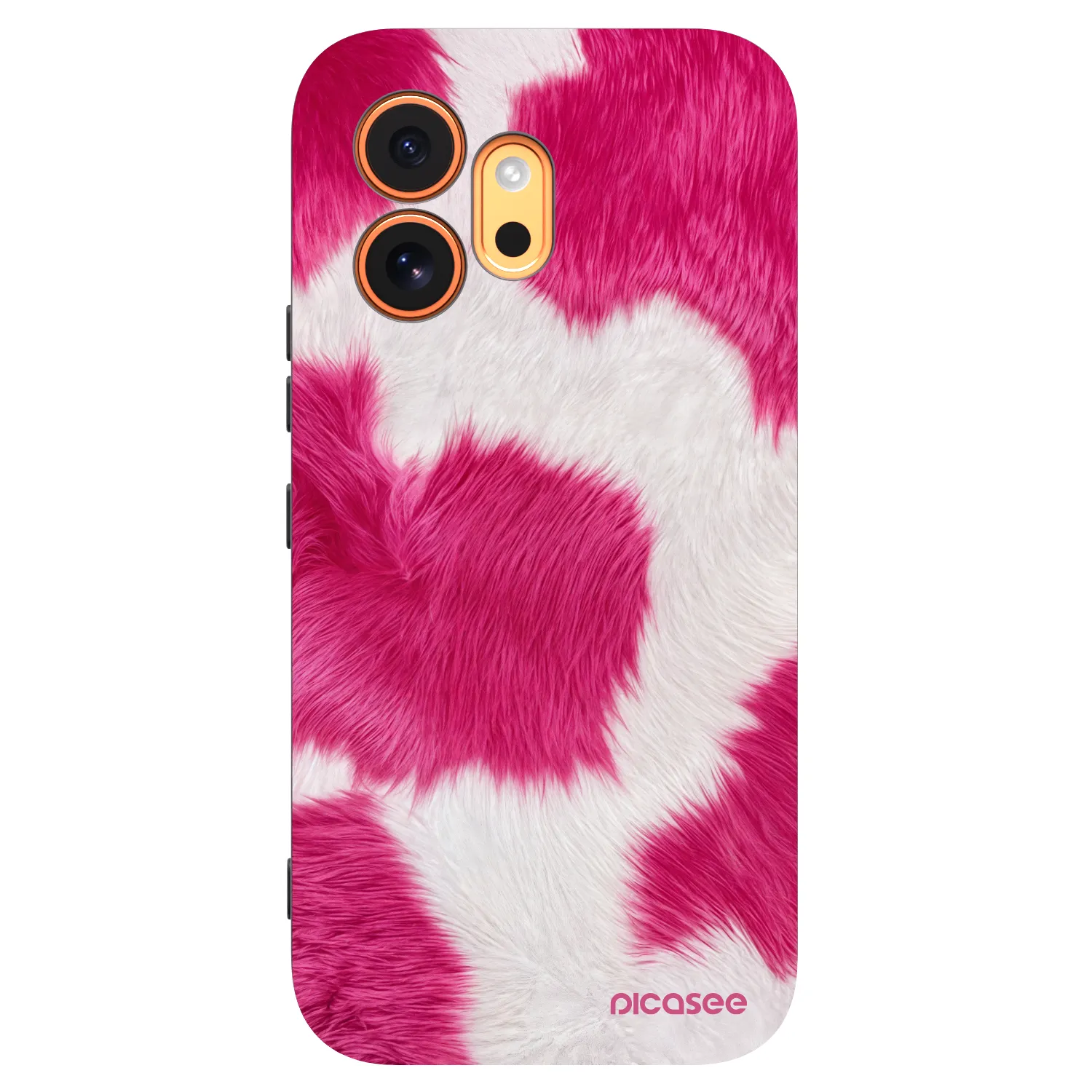 Picasee Honor 600 Hülle - Schwarzes Silikon - Pink Moo