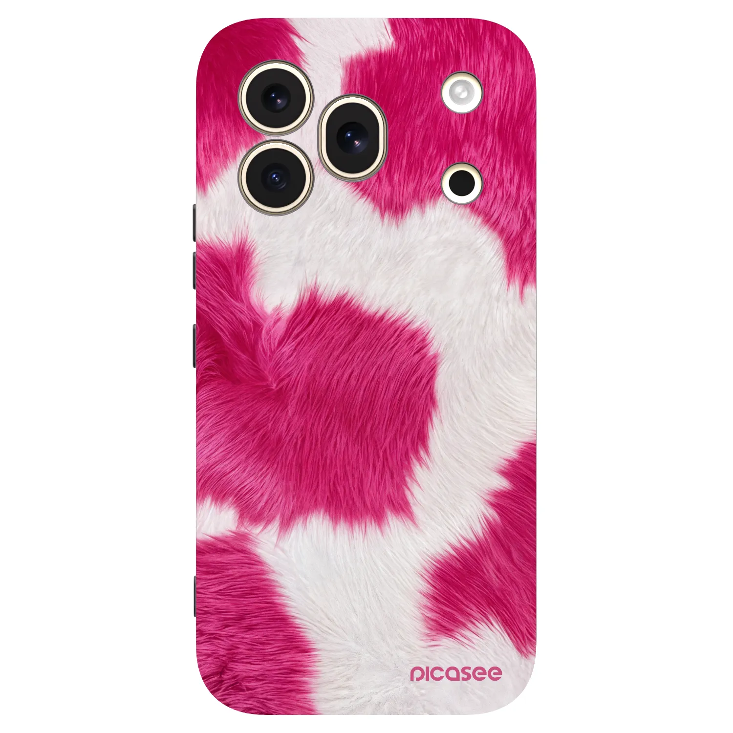 Picasee Honor 600 Pro Hülle - Schwarzes Silikon - Pink Moo