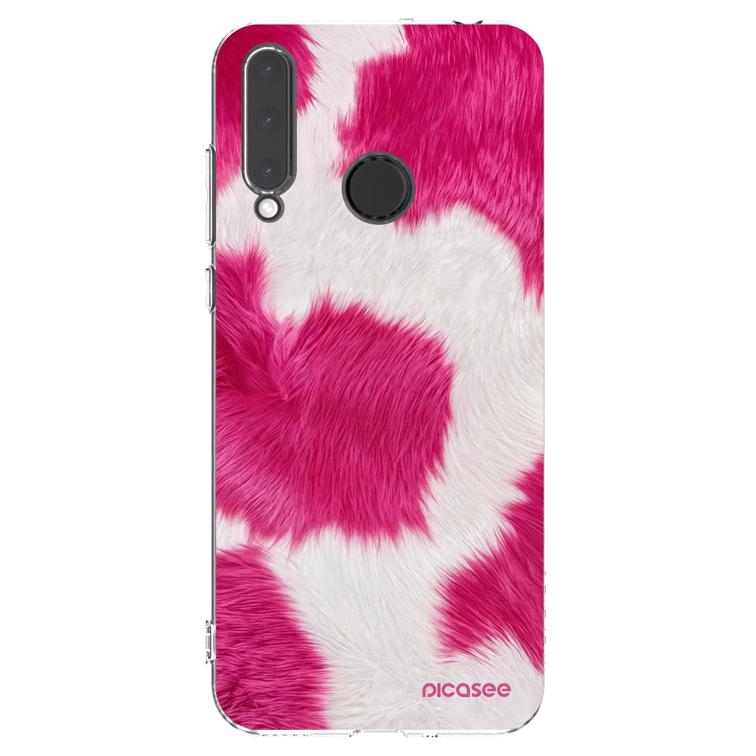 Picasee Honor 20 Lite Hülle - Transparentes Silikon - Pink Moo