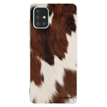 Picasee Samsung Galaxy A51 A515F Hülle - Transparentes Silikon - Rustica