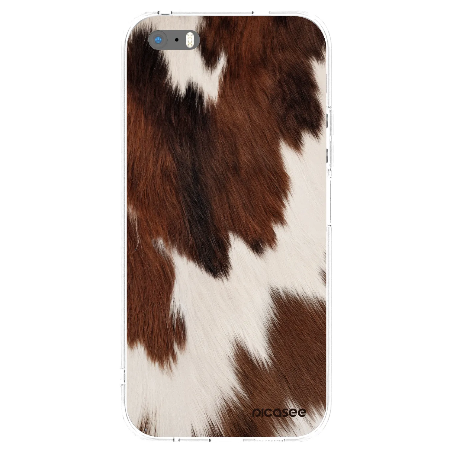 Picasee Apple iPhone 5/5S/SE Hülle - Transparentes Silikon - Rustica