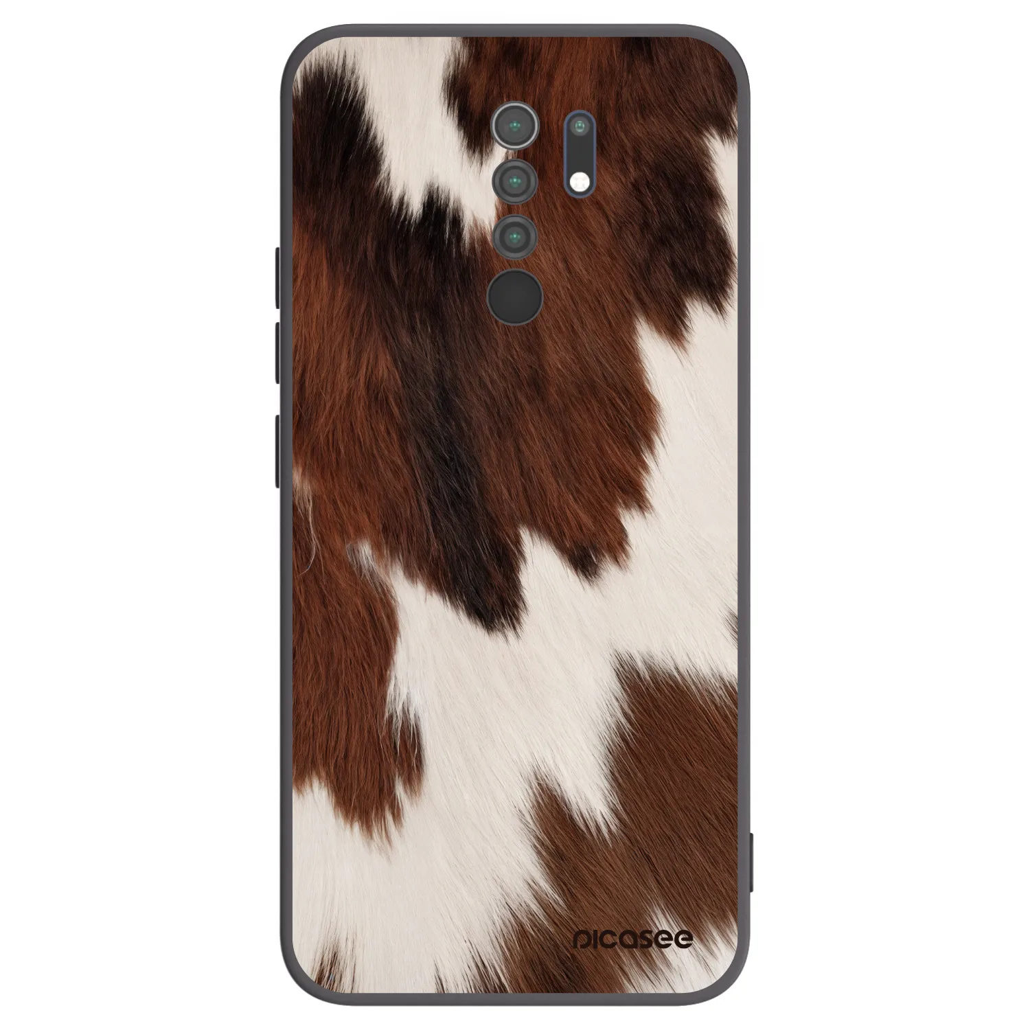Picasee Xiaomi Redmi 9 Hülle - Schwarzes Silikon - Rustica