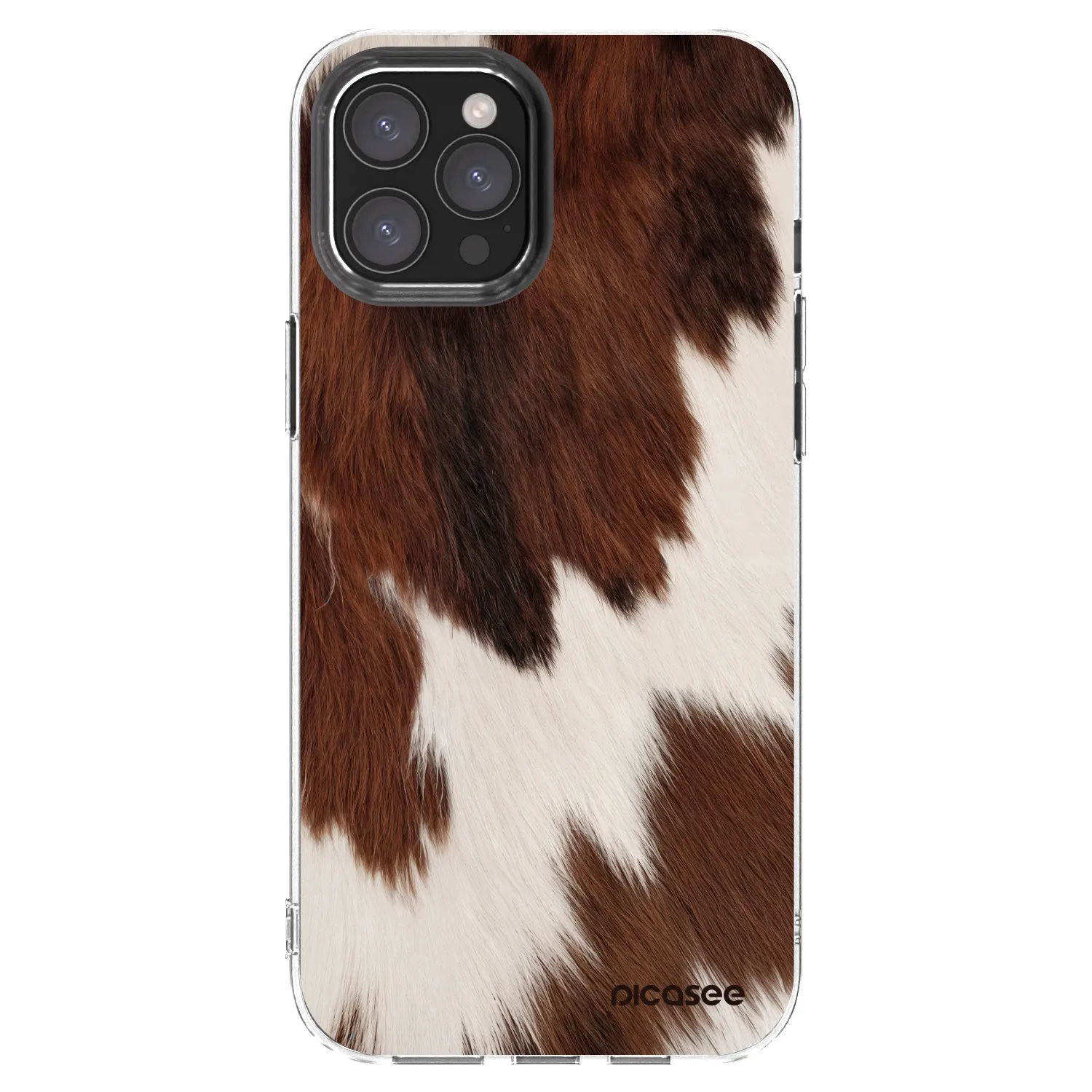 Picasee Apple iPhone 12 Pro Max Hülle - Transparentes Silikon - Rustica