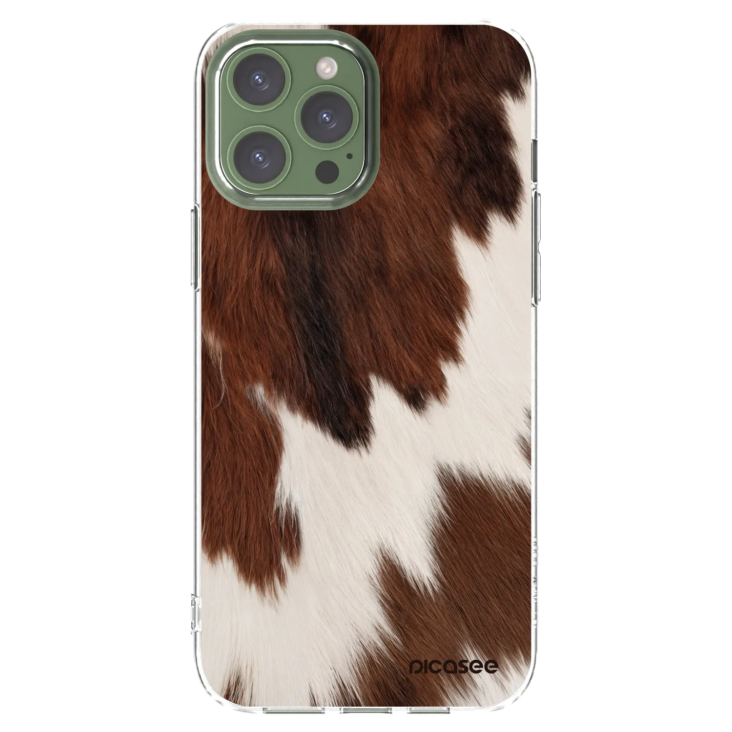 Picasee Apple iPhone 13 Pro Max Hülle - Transparentes Silikon - Rustica