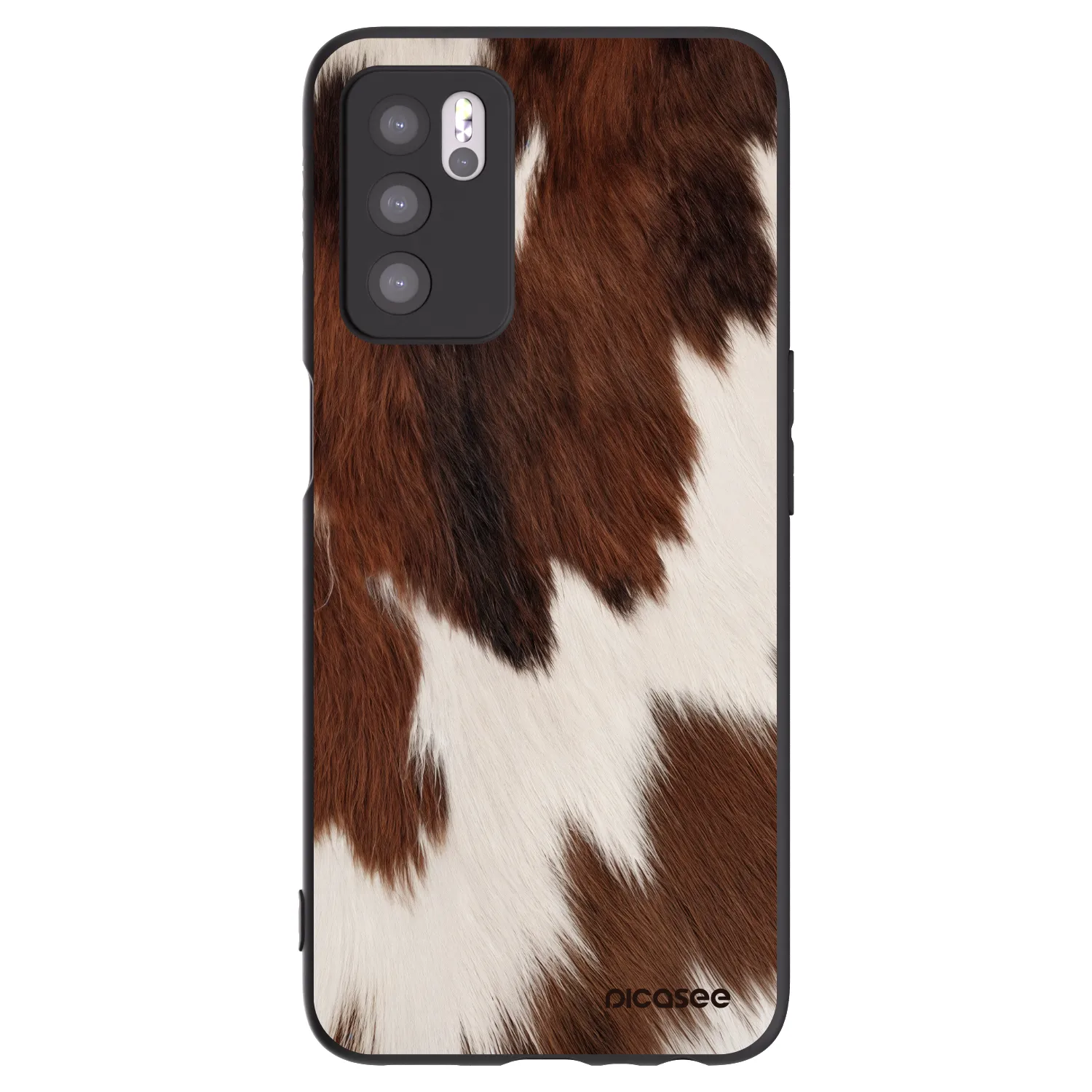 Picasee OPPO A16s Hülle - Schwarzes Silikon - Rustica