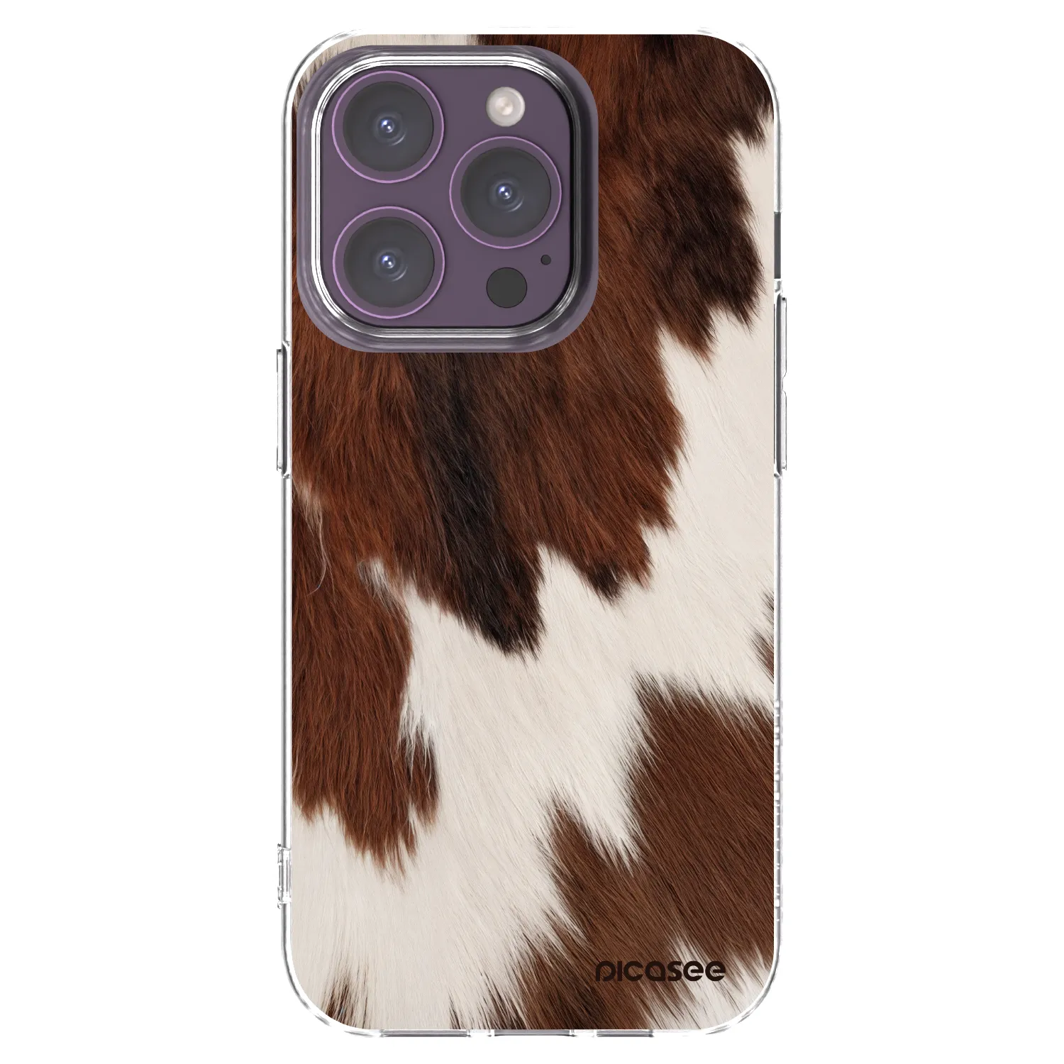 Picasee Apple iPhone 14 Pro Hülle - Transparentes Silikon - Rustica
