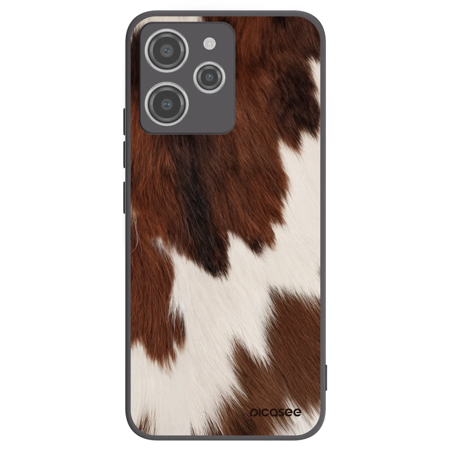 Picasee Xiaomi Redmi 12 4G Hülle - Schwarzes Silikon - Rustica