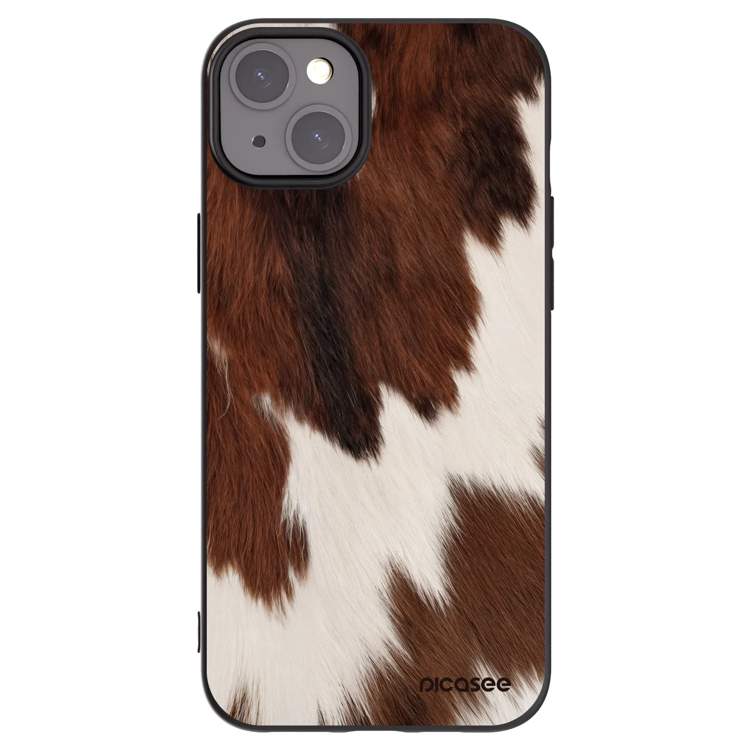 Picasee Apple iPhone 15 Plus Hülle - Schwarzes Silikon - Rustica