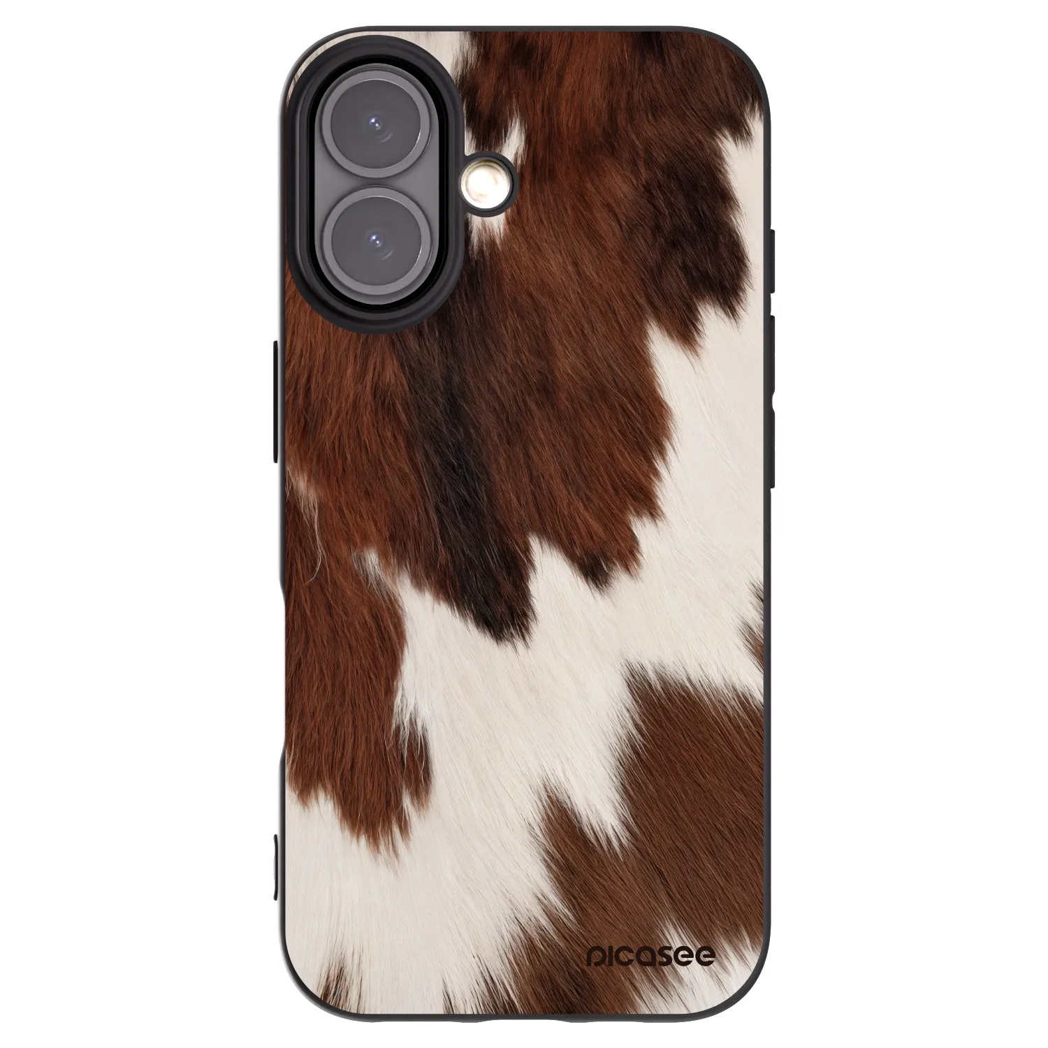 Picasee Apple iPhone 16 Hülle - Schwarzes Silikon - Rustica